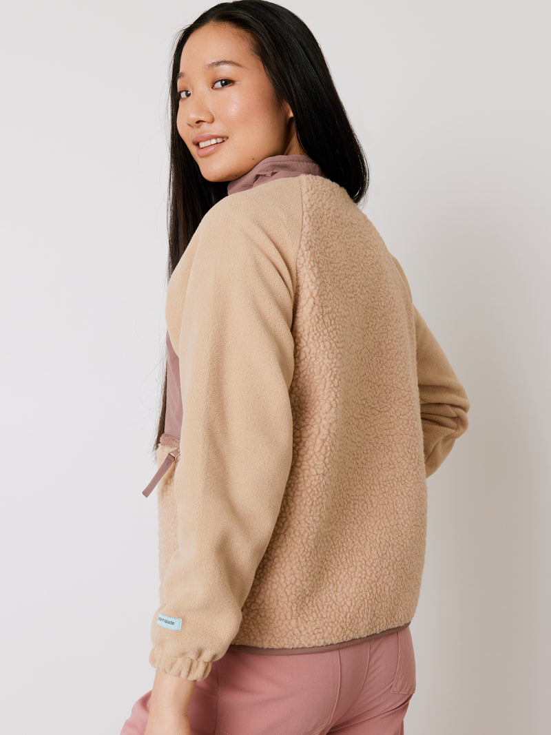 Chaleco Sherpa - Beige