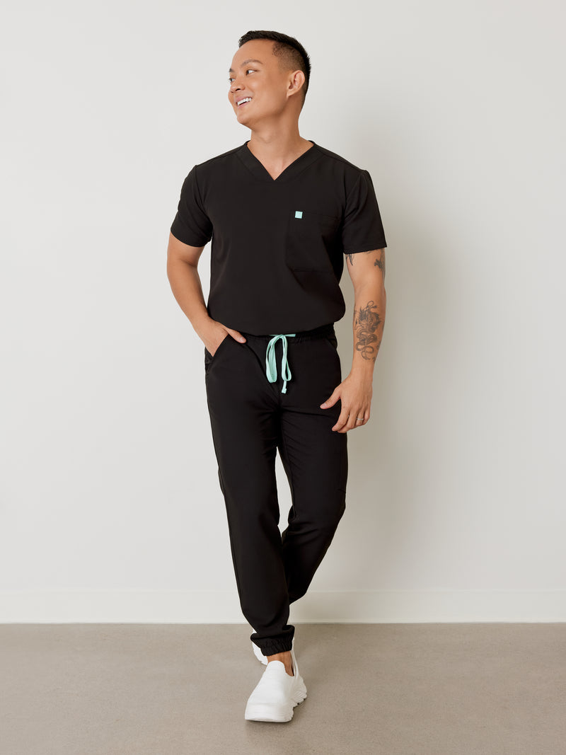WILLIAM RE-GARDE™ - BLACK - Men's Jogger Pants - SILVADUR™