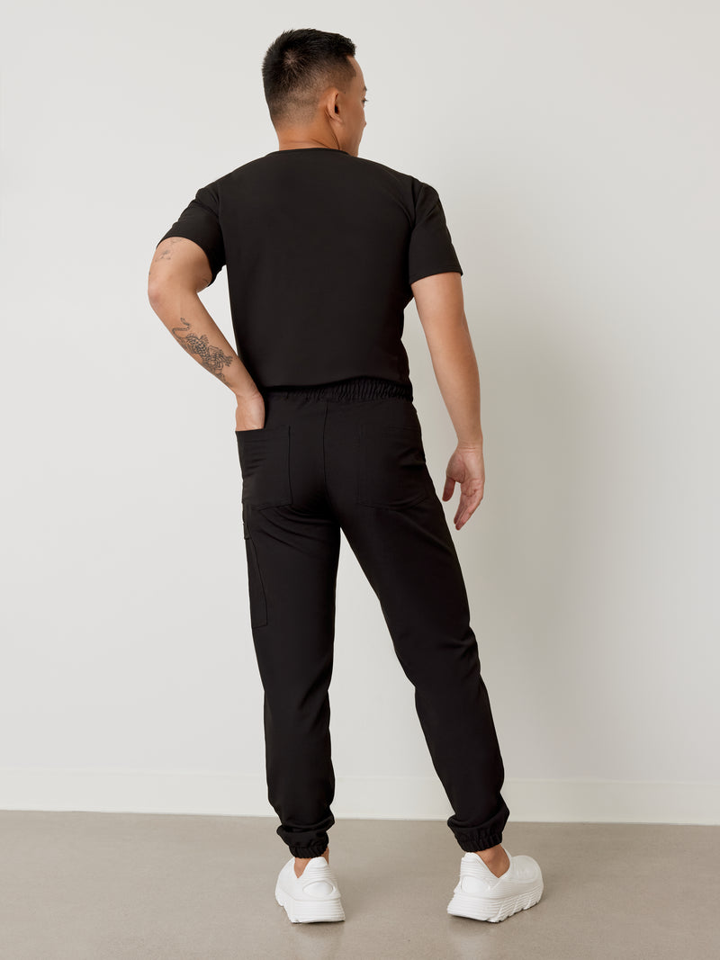 WILLIAM RE-GARDE™ - BLACK - Men's Jogger Pants - SILVADUR™