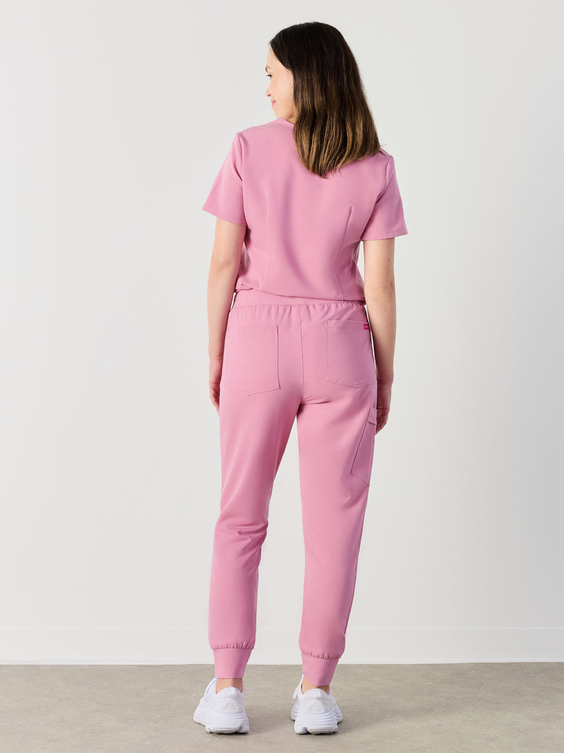 DEMI RE-GARDE™ - HOPEFUL PINK - Jogger Scrub Pants - SILVADUR™
