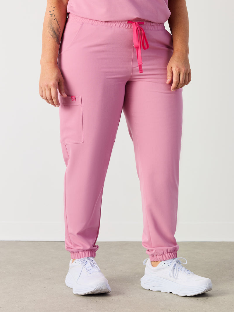 ROSIE RE-GARDE™ - HOPEFUL PINK - Jogger Scrub Pants - SILVADUR™