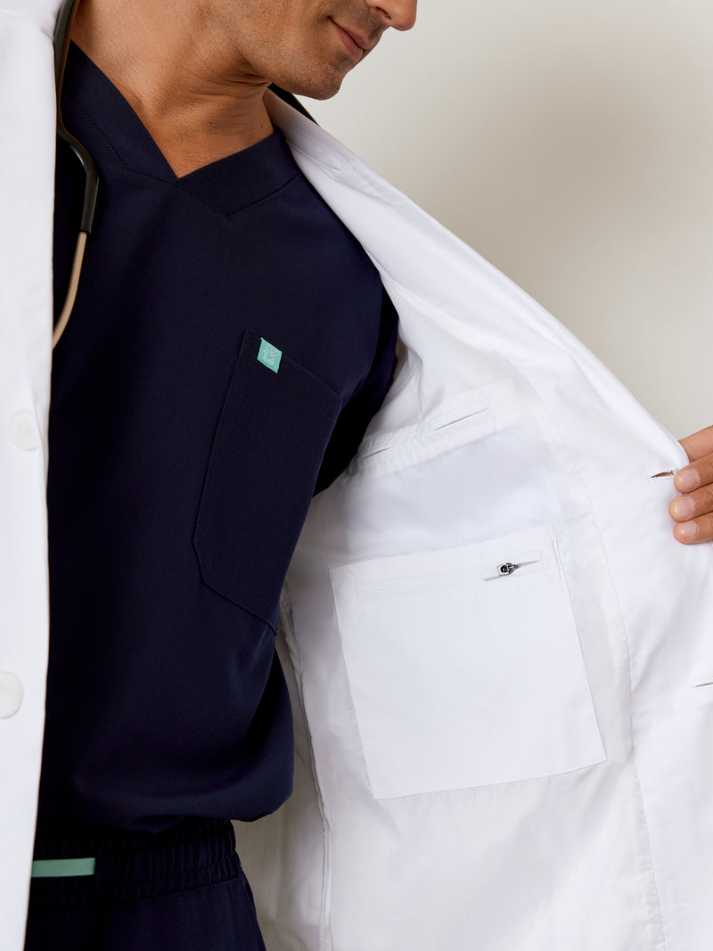 Bata de laboratorio para hombre - Garde-Malade