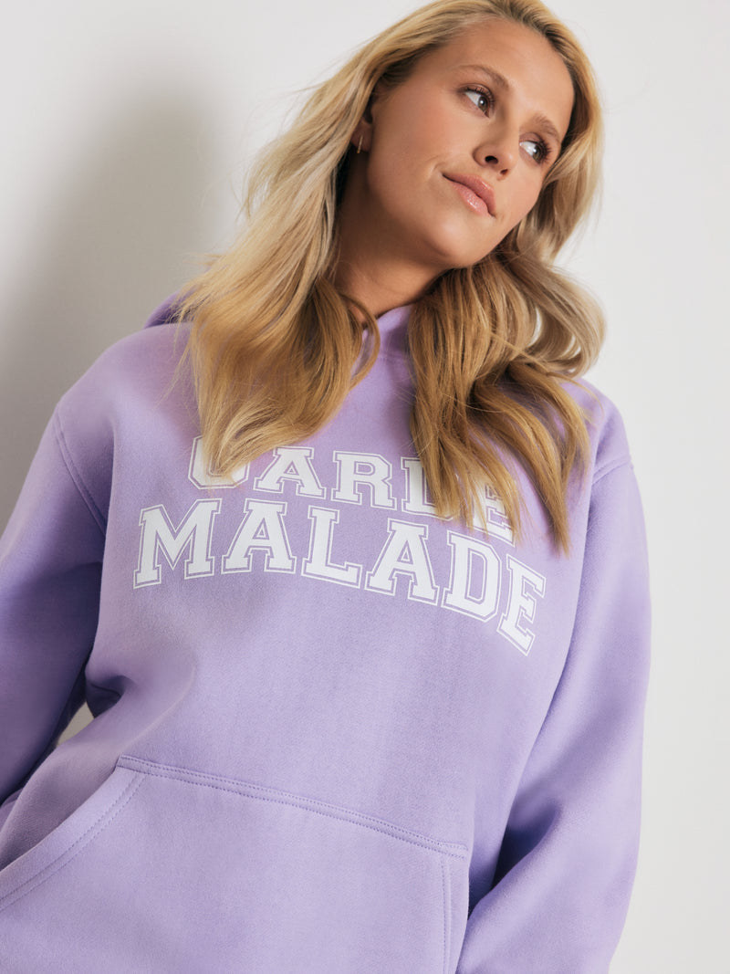 Premium Heavyweight Hoodie – College - Lavender - FINAL SALE