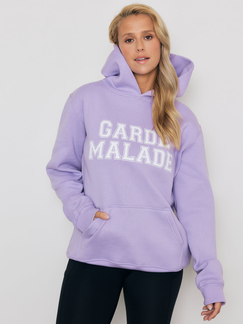 Premium Heavyweight Hoodie – College - Lavender - FINAL SALE