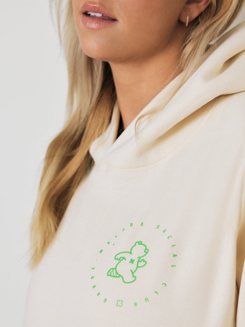 Premium Heavyweight Hoodie – Running Ted - Cream - FINAL SALE