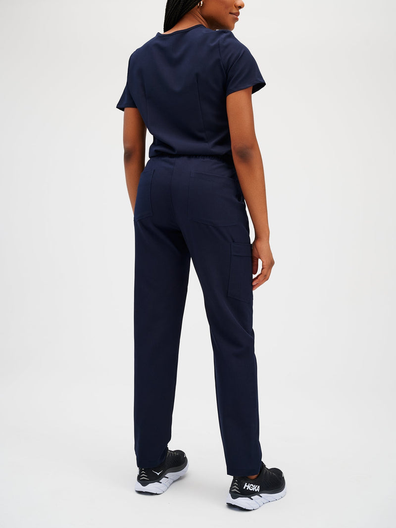 JULIETA RE-GARDE™ - DARK BLUE - Straight Cut Scrub Pants - FINAL SALE