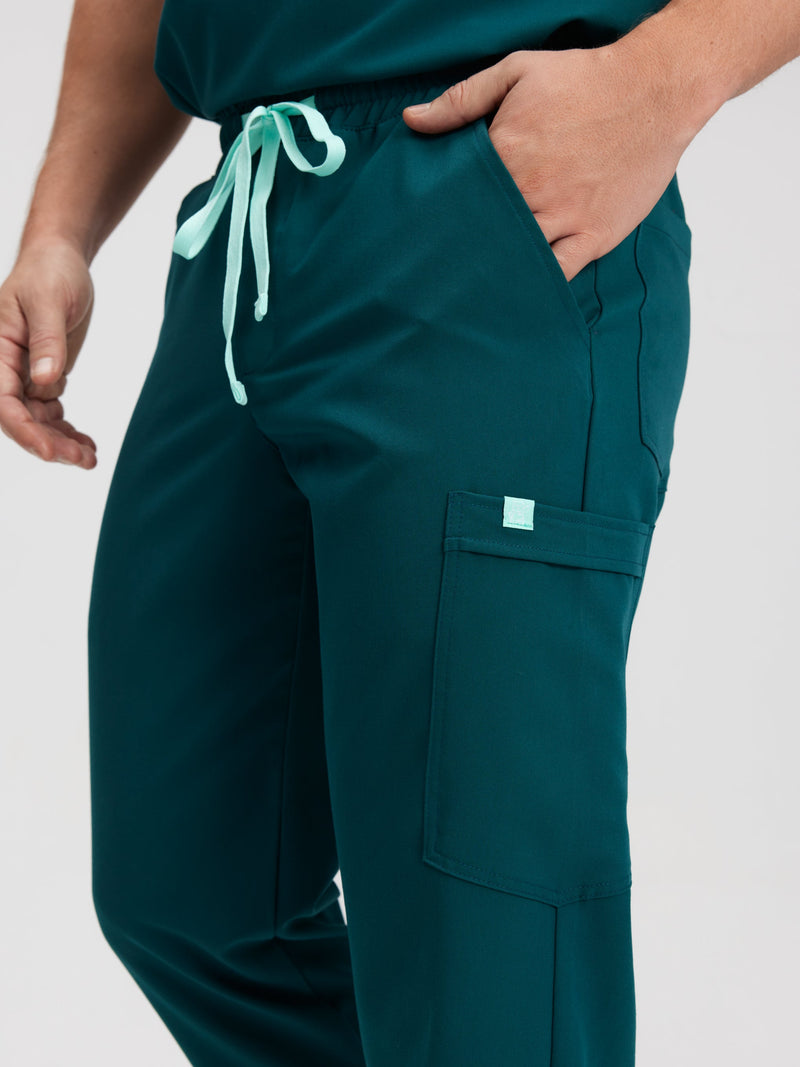 WILLIAM RE-GARDE™ - TEAL - Men's Jogger Pants - SILVADUR™