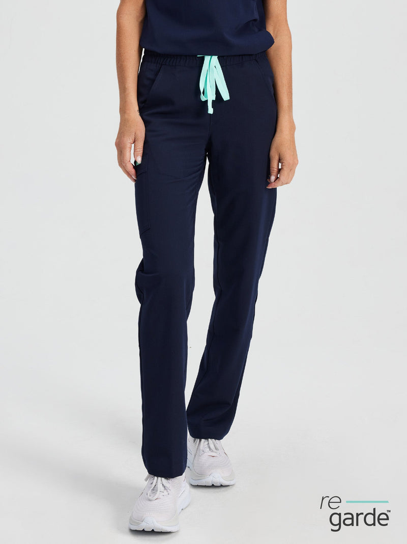 JULIETA RE-GARDE™ - AZUL MARINO - Pantalón médico de corte recto - SILVADUR™