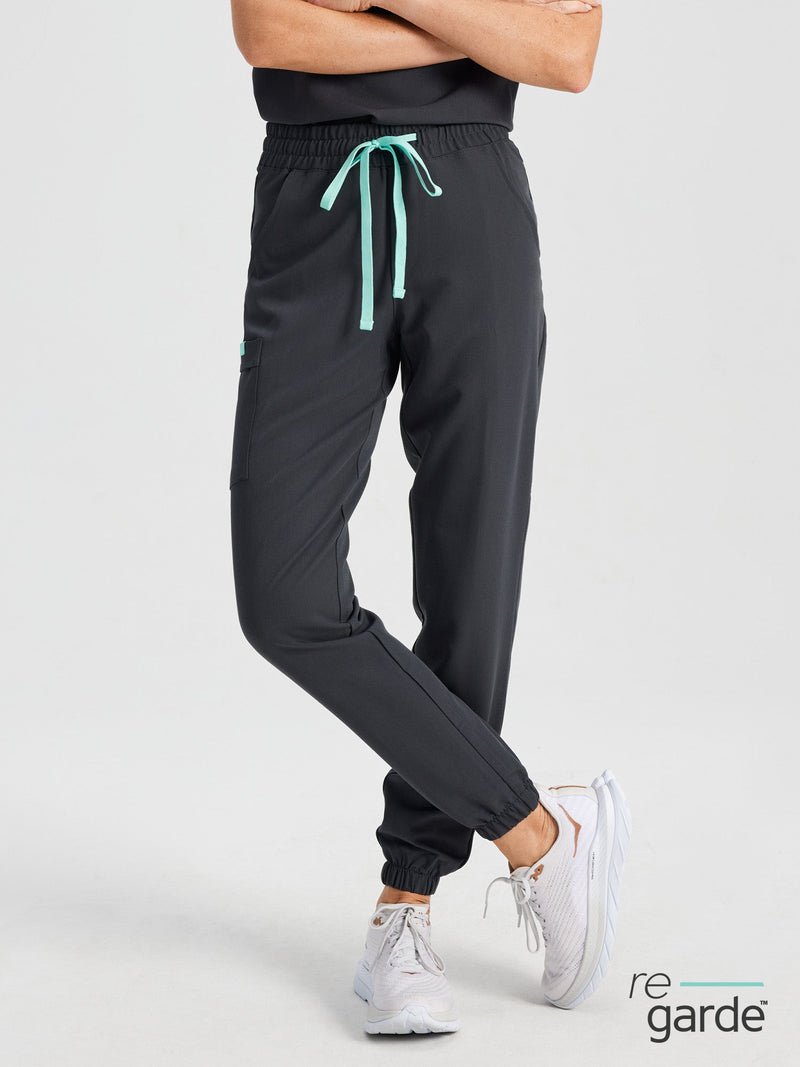 ROSIE RE-GARDE™ - CHARCOAL - Jogger Scrub Pants - SILVADUR™