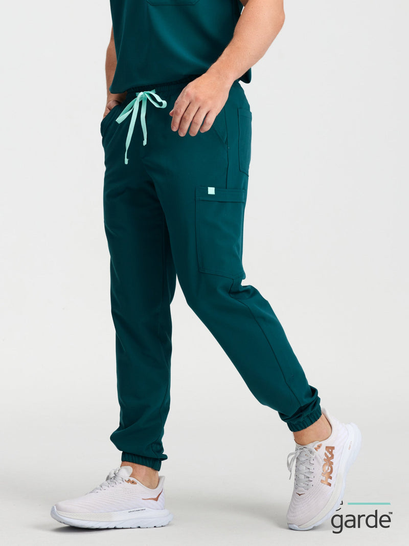 WILLIAM RE-GARDE™ - TEAL - Men's Jogger Pants - SILVADUR™