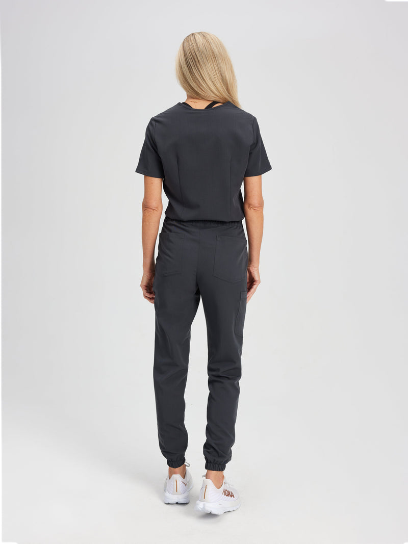 ROSIE RE-GARDE™ - CHARCOAL - Jogger Scrub Pants - SILVADUR™