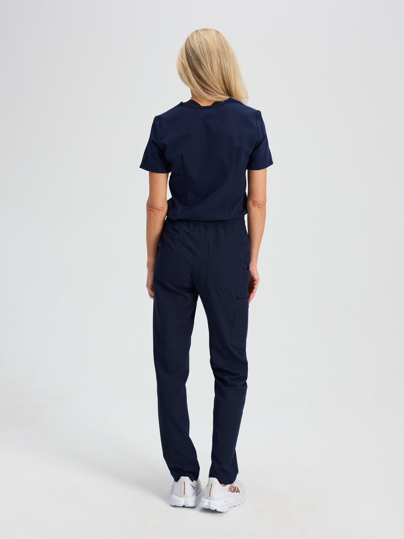 JULIETA RE-GARDE™ - AZUL MARINO - Pantalón médico de corte recto - SILVADUR™
