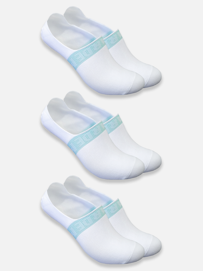 Women's - Daily No Show Socks - Pack of 3 - FINALE SALE