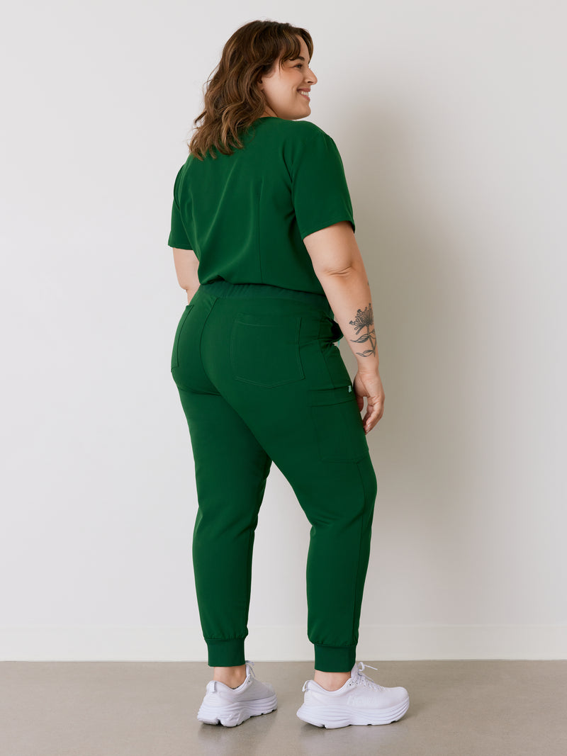 DEMI RE-GARDE™ - EDEN GREEN - Jogger Scrub Pants - SILVADUR™