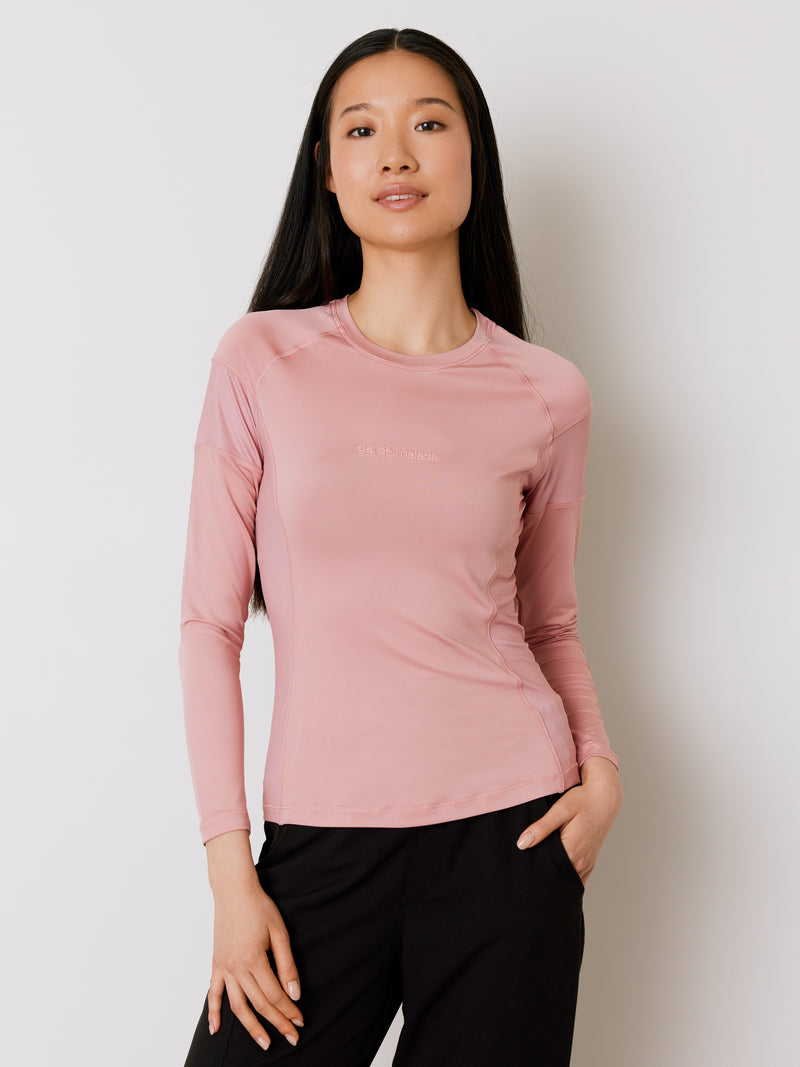 Women High-Performance Underscrub - Blush - Long Sleeves