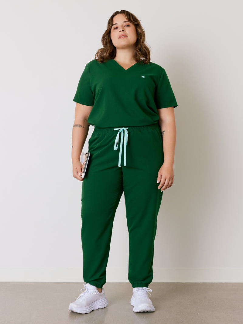 ROSIE RE-GARDE™ - EDEN GREEN - Jogger Scrub Pants - SILVADUR™