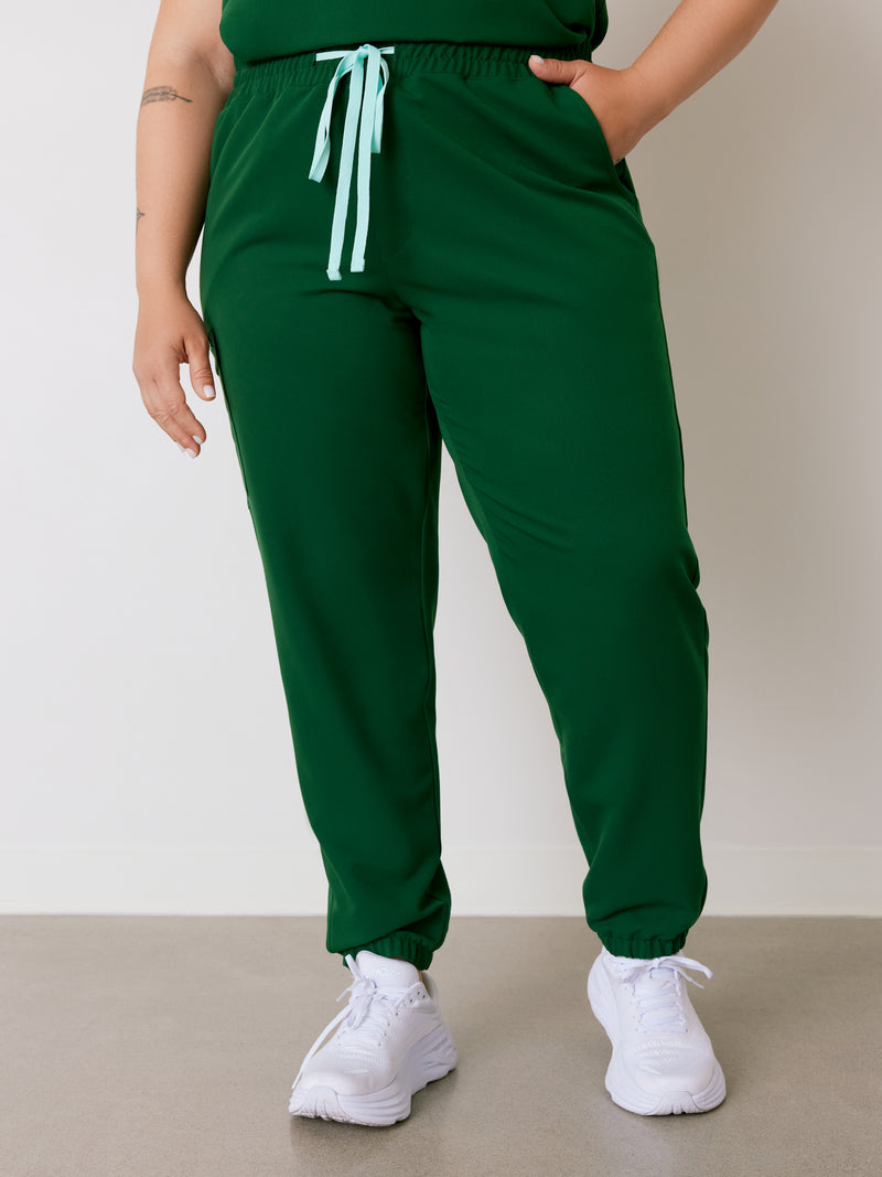 ROSIE RE-GARDE™ - EDEN GREEN - Jogger Scrub Pants - SILVADUR™