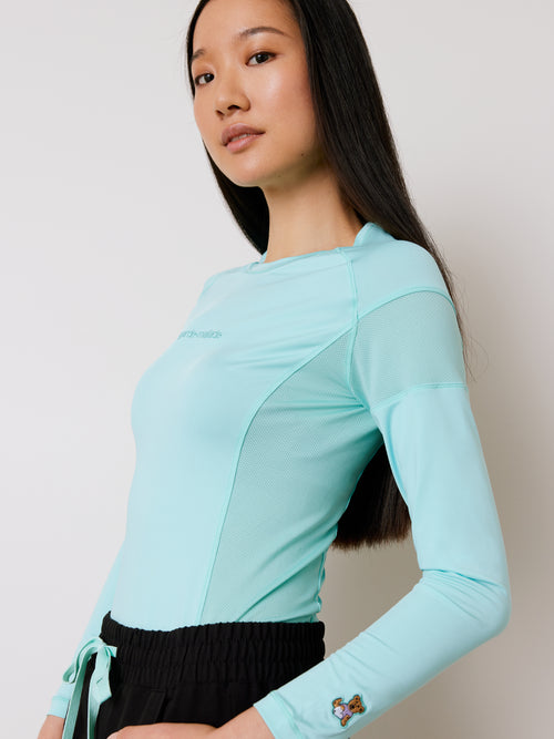 Women High-Performance Underscrub - Mint - Long Sleeves