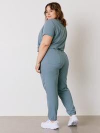 ROSIE RE-GARDE™ - OCEAN GREY - Jogger Scrub Pants - SILVADUR™