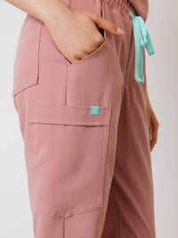 ROSIE RE-GARDE™ - BLUSH - Jogger Scrub Pants - SILVADUR™ - FINAL SALE