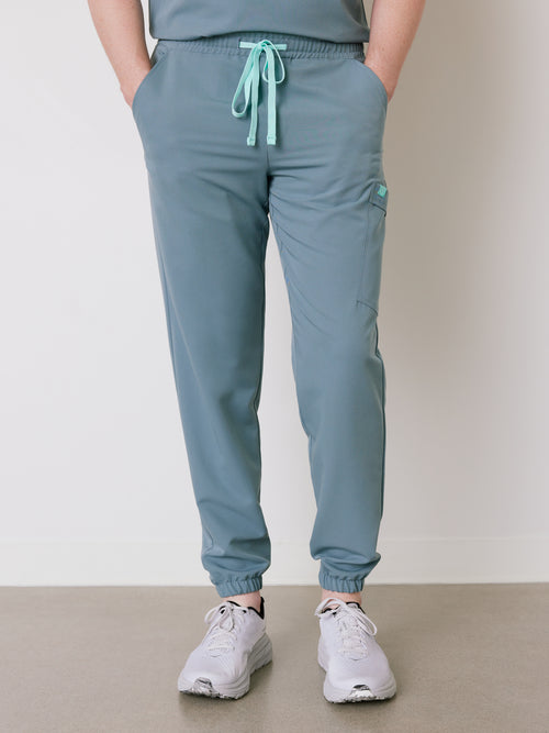 WILLIAM RE-GARDE™ - OCEAN GREY - Men's Jogger Pants - SILVADUR™