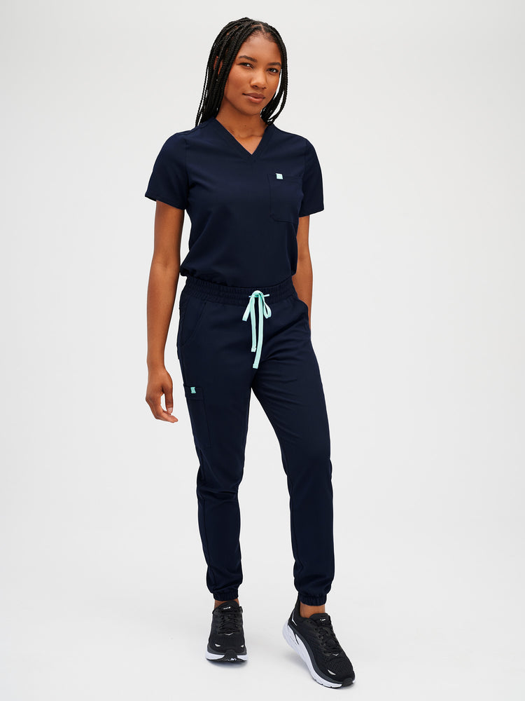 ROSIE RE-GARDE™ - NAVY - Jogger Scrub Pants - SILVADUR™ - Final Sale