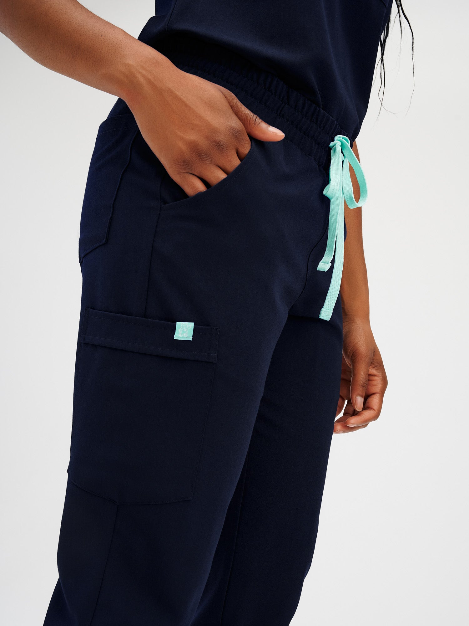ROSIE RE-GARDE™ - NAVY - Jogger Scrub Pants - SILVADUR™