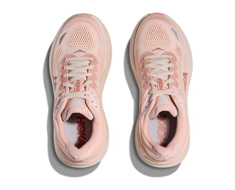 Women's Hoka Bondi 9 Rose Latte / Rose Cream