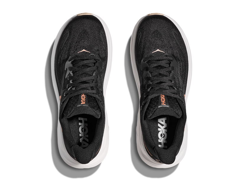 Women's Hoka Clifton 10 Black / Rose Gold