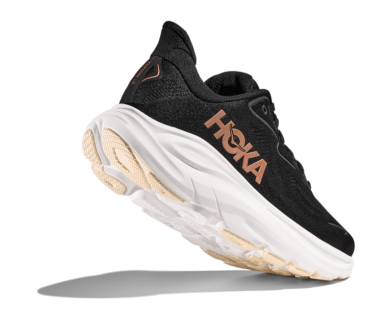 Women's Hoka Clifton 10 Black / Rose Gold