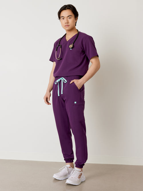 WILLIAM RE-GARDE™ - PLUM - Men's Jogger Pants - SILVADUR™