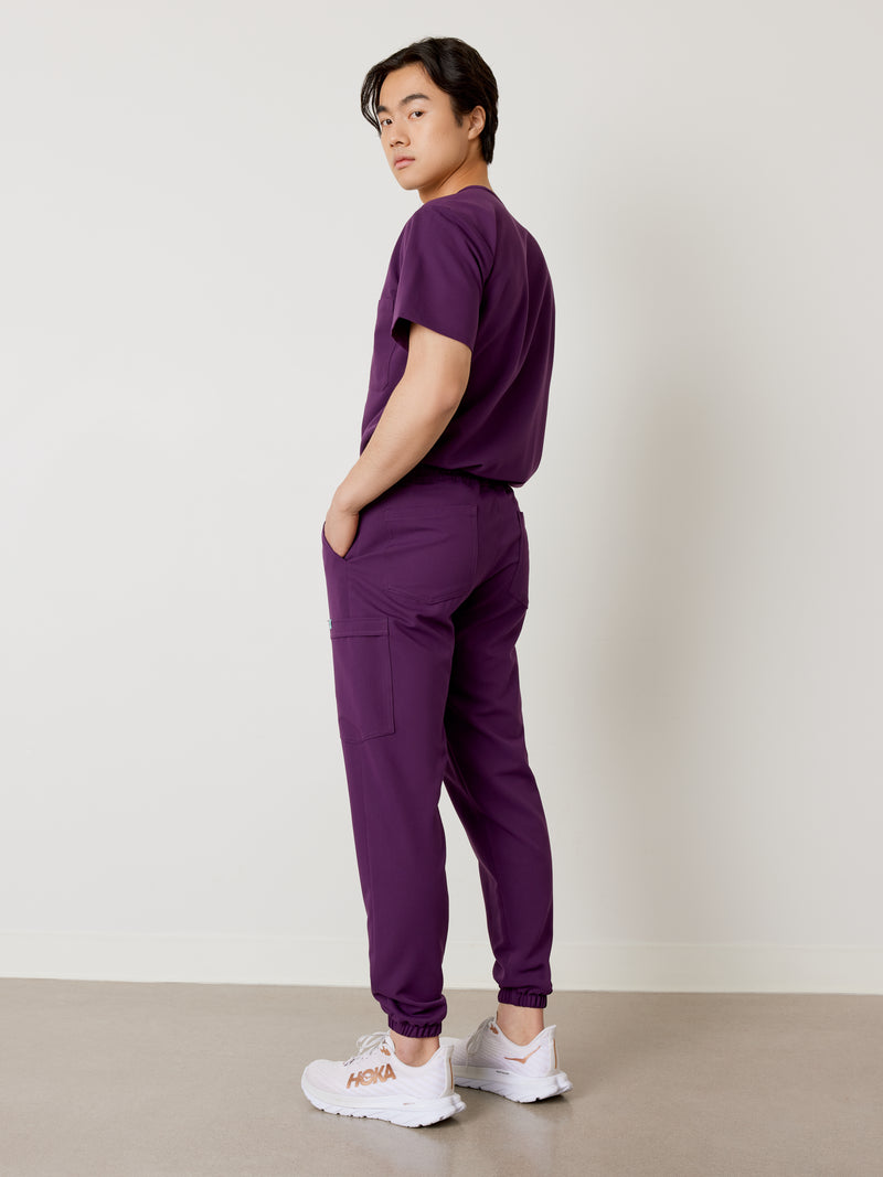 WILLIAM RE-GARDE™ - PLUM - Men's Jogger Pants - SILVADUR™