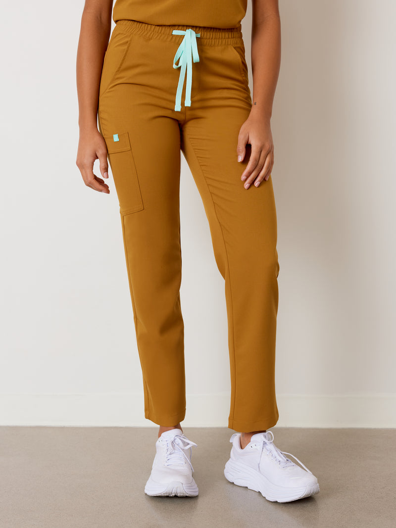 JULIETA RE-GARDE™ - BRONZE - Straight Cut Scrub Pants - SILVADUR™