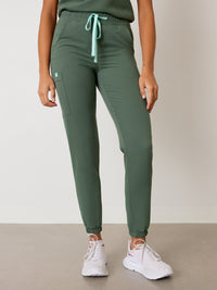 ROSIE RE-GARDE™ - EUCALYPTUS - Jogger Scrub Pants - SILVADUR™ - FINAL SALE