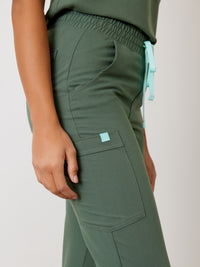 ROSIE RE-GARDE™ - EUCALYPTUS - Jogger Scrub Pants - SILVADUR™ - FINAL SALE