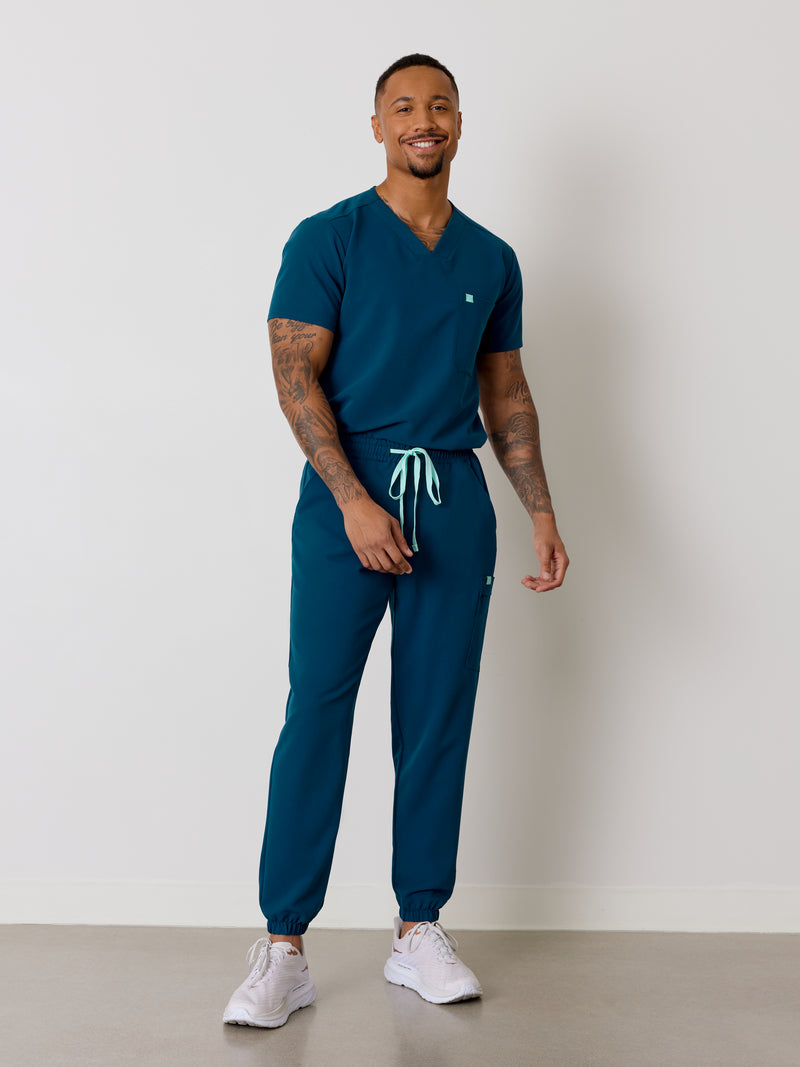 WILLIAM RE-GARDE™ - OPAL BLUE - Men's Jogger Pants - SILVADUR™