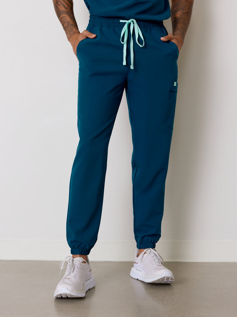 WILLIAM RE-GARDE™ - OPAL BLUE - Men's Jogger Pants - SILVADUR™