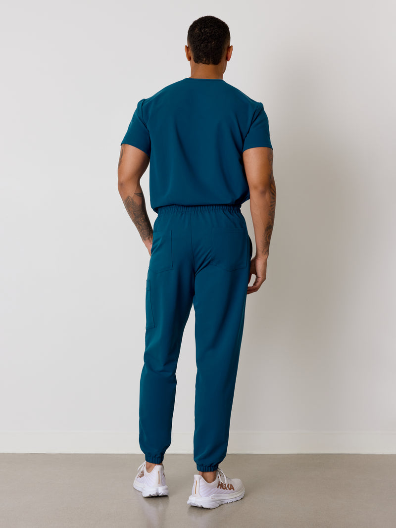 WILLIAM RE-GARDE™ - OPAL BLUE - Men's Jogger Pants - SILVADUR™