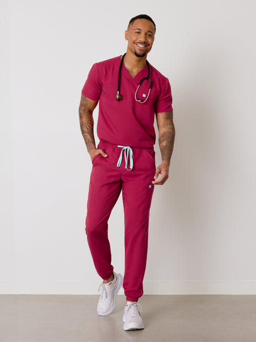 WILLIAM RE-GARDE™ - WILD BERRY - Men's Jogger Pants - SILVADUR™