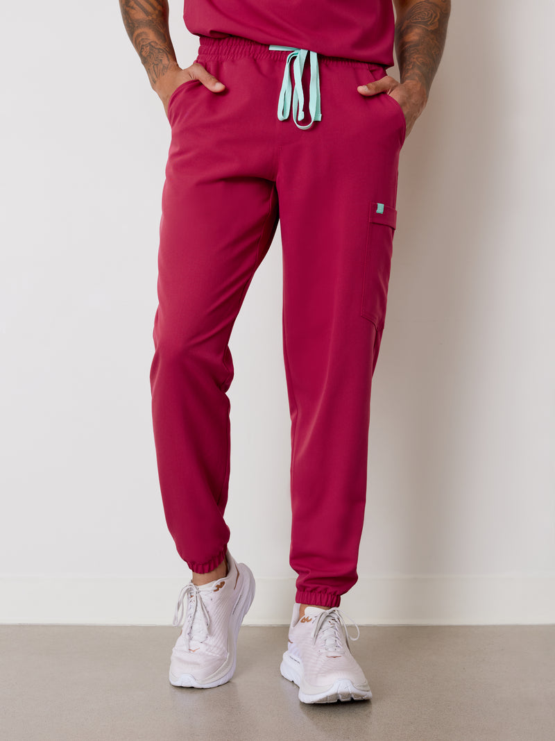 WILLIAM RE-GARDE™ - WILD BERRY - Men's Jogger Pants - SILVADUR™