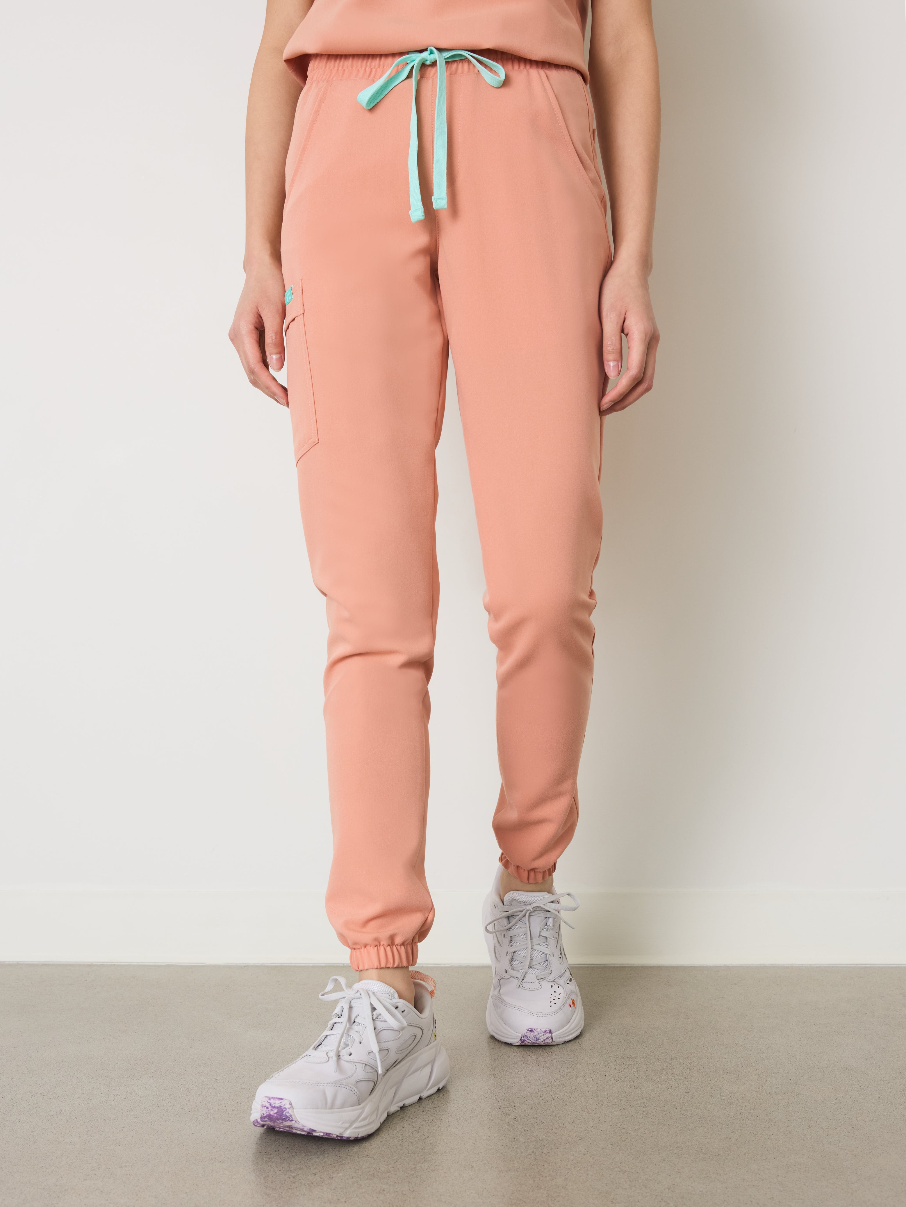 ROSIE RE-GARDE™ - PEACH - Jogger Scrub Pants - SILVADUR™ - Final Sale