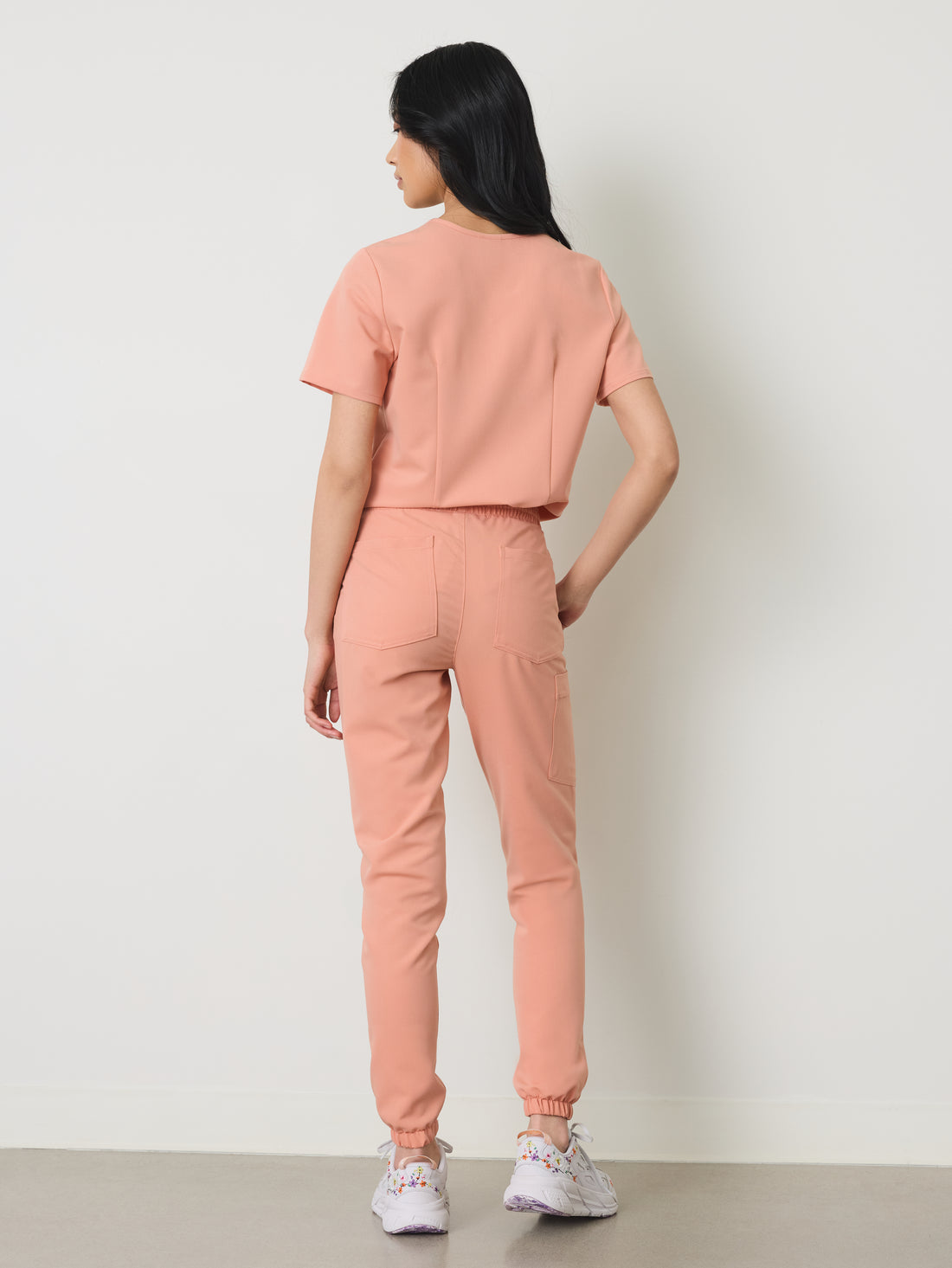 ROSIE RE-GARDE™ - PEACH - Jogger Scrub Pants - SILVADUR™ - Final Sale