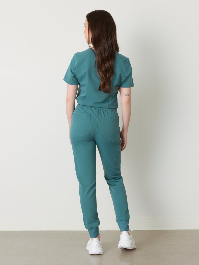 DEMI RE-GARDE™ - AZUL LAGUNA - Pantalón médico deportivo - SILVADUR™