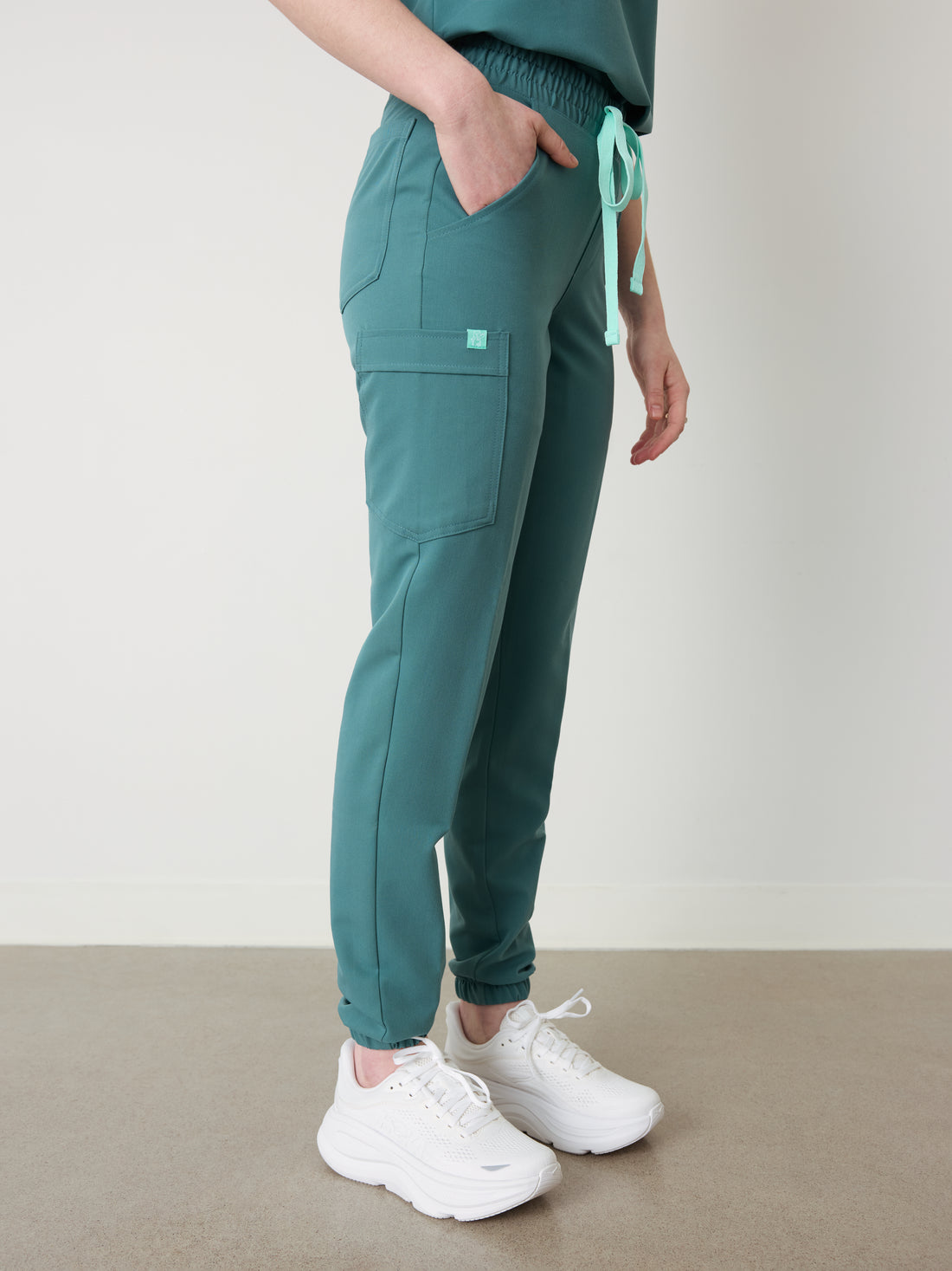 ROSIE RE-GARDE™ - LAGOON BLUE - Jogger Scrub Pants - SILVADUR™ - Final Sale
