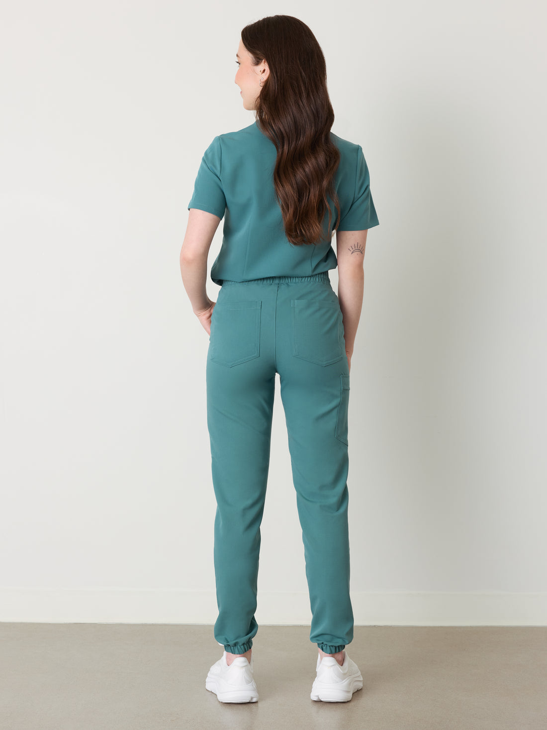 ROSIE RE-GARDE™ - LAGOON BLUE - Jogger Scrub Pants - SILVADUR™ - Final Sale