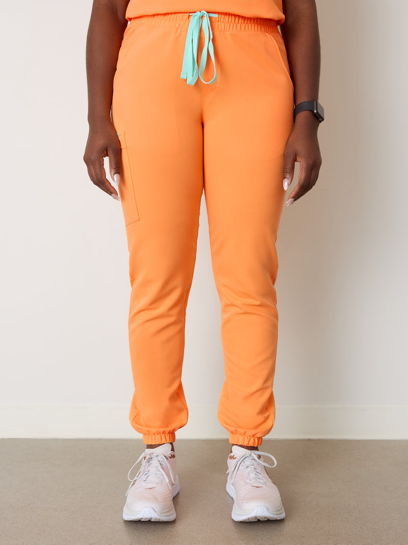ROSIE RE-GARDE™ - NECTARINE - Jogger Scrub Pants - SILVADUR™