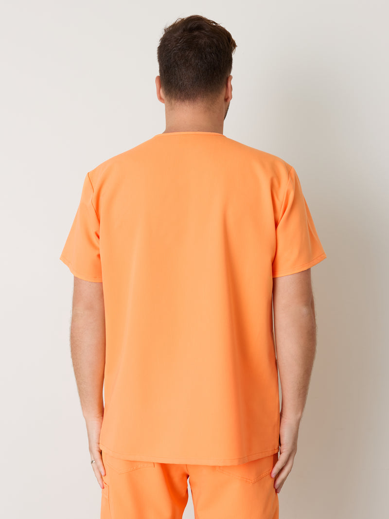 ZACK RE-GARDE™ - NECTARINA - Blusa médica de tres bolsillos para hombre - SILVADUR™