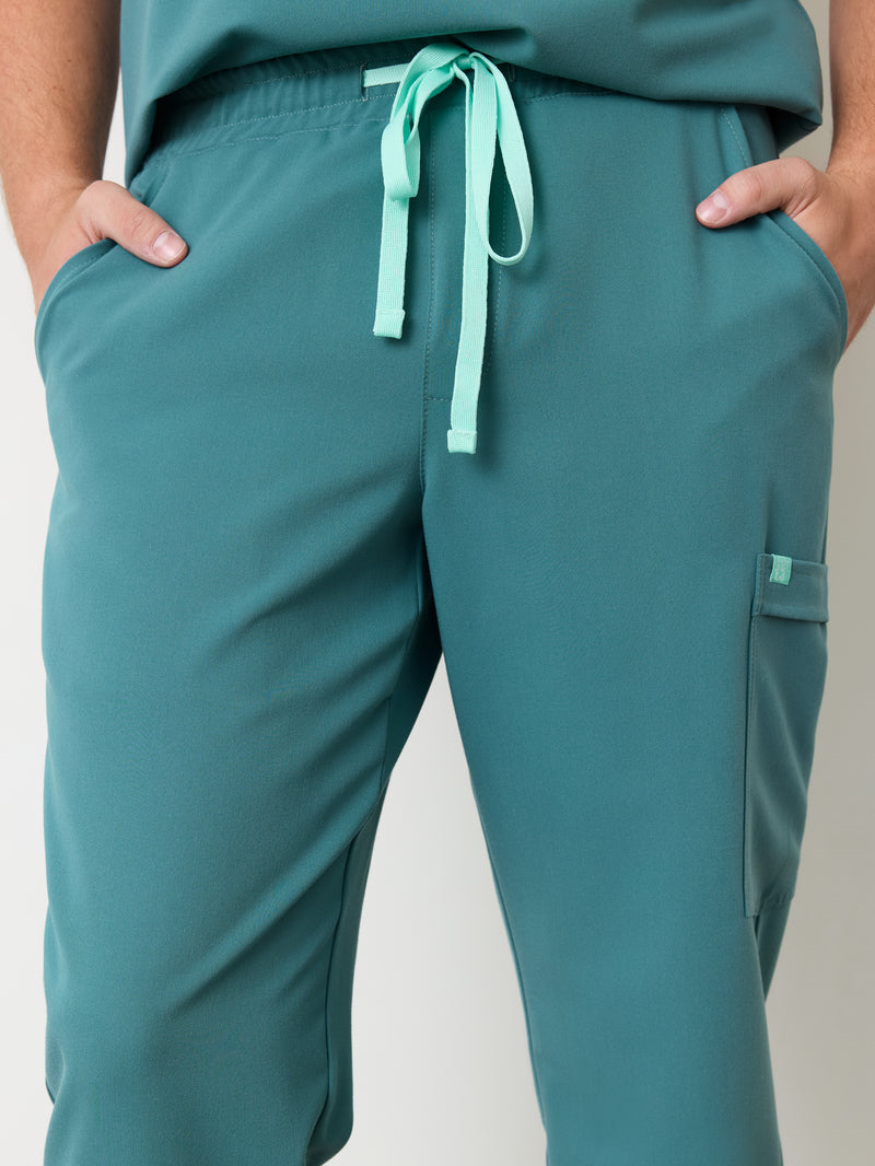WILLIAM RE-GARDE™ - AZUL LAGUNA - Pantalones deportivos para hombre - SILVADUR™