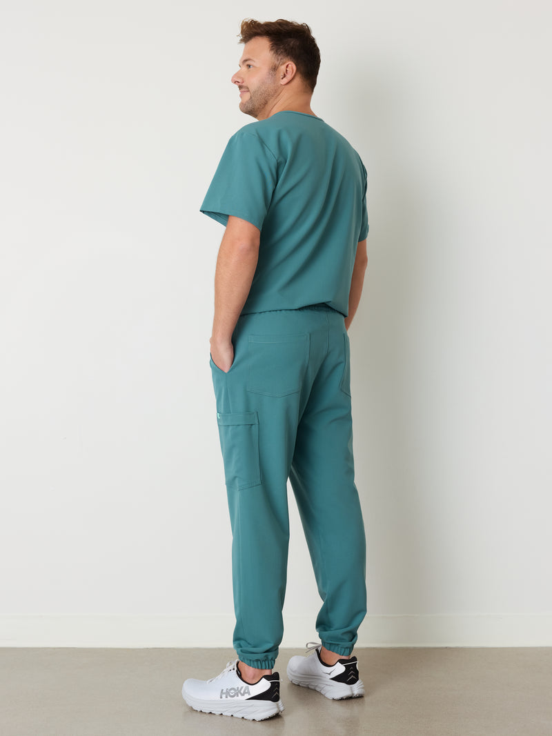 WILLIAM RE-GARDE™ - AZUL LAGUNA - Pantalones deportivos para hombre - SILVADUR™
