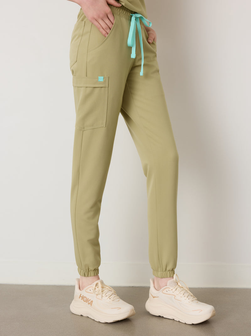 ROSIE RE-GARDE™ - SAGE - Jogger Scrub Pants - SILVADUR™